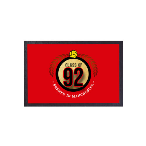 Manchester Red Class of 92  - Football Legends - Door Mat -60cm X 40cm