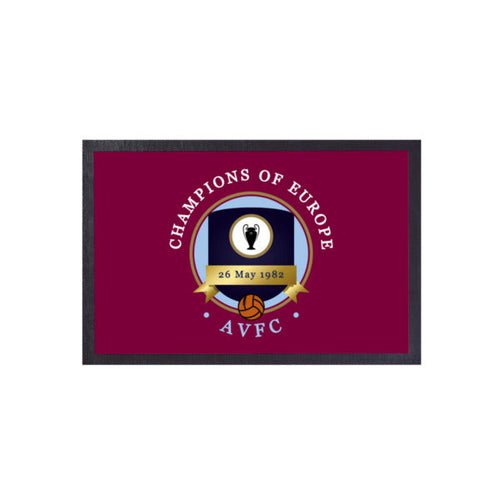 Holte Enders Euro Champions  - Football Legends - Door Mat -60cm X 40cm