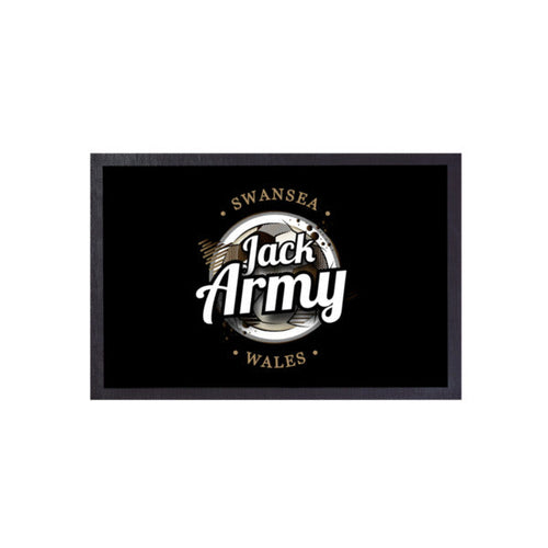Swansea Jack Army  - Football Legends - Door Mat -60cm X 40cm