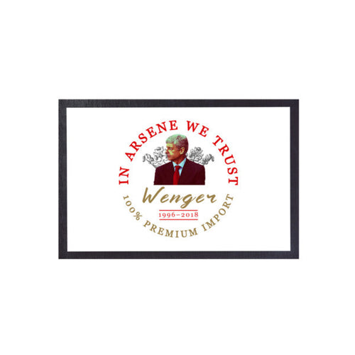 The Gooners Wenger  - Football Legends - Door Mat -60cm X 40cm
