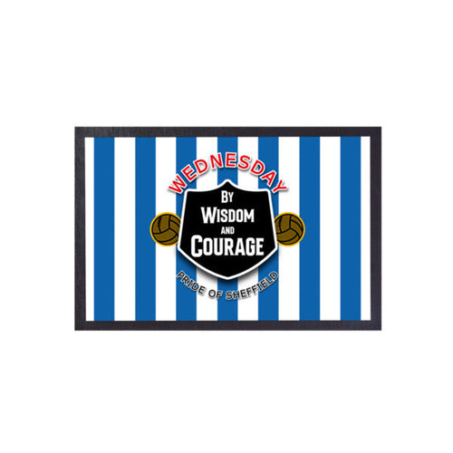 Wednesday Courage - Football Legends - Door Mat -60cm X 40cm