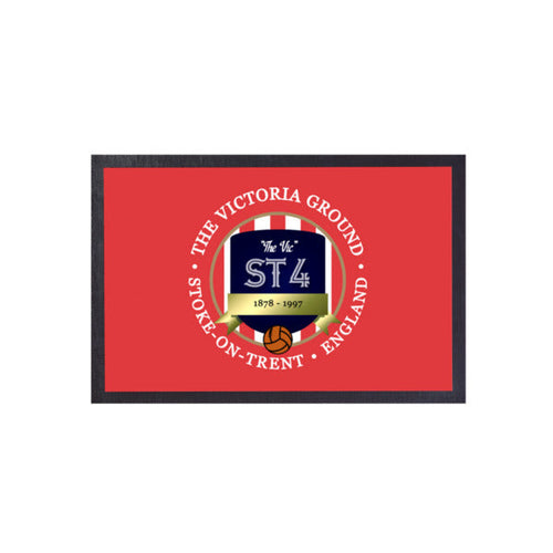 Stoke Victoria  - Football Legends - Door Mat -60cm X 40cm