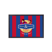 Crystal-Palace Bright Wright   - Football Legends - Door Mat -60cm X 40cm