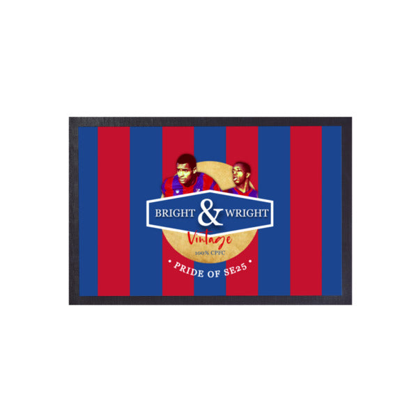 Crystal-Palace Bright Wright   - Football Legends - Door Mat -60cm X 40cm
