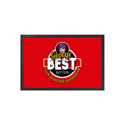Manchester Red Best  - Football Legends - Door Mat -60cm X 40cm