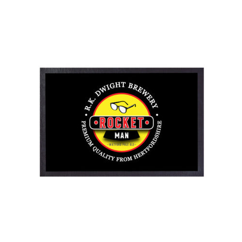 The Hornets Rocket Man  - Football Legends - Door Mat -60cm X 40cm