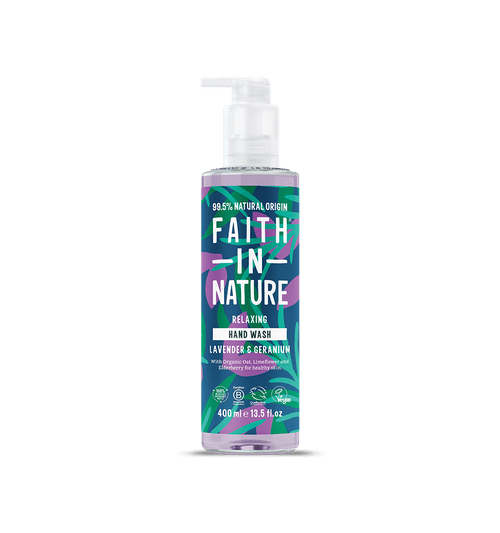 Lavender & Geranium Hand Wash 400ml – 99.5% Natural Origin