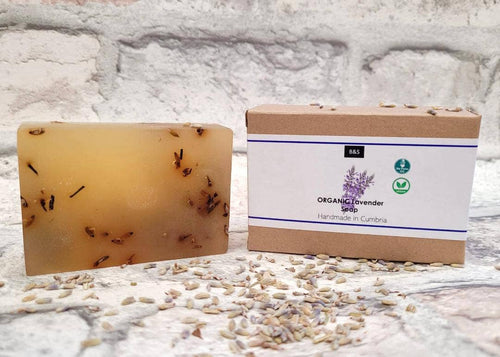 Lavender Organic Natural Hand & Body Soap - 100g