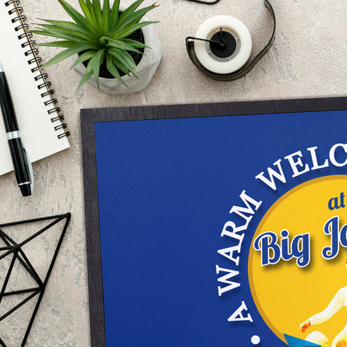 Leeds Big Jack - Football Legends - Door Mat -60cm X 40cm