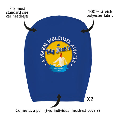 Leeds Big Jack- Football Legends - Headrest Cover
