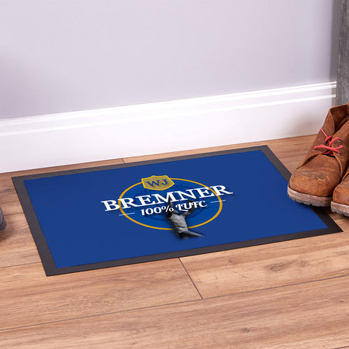 Leeds WJ Bremner - Football Legends - Door Mat -60cm X 40cm