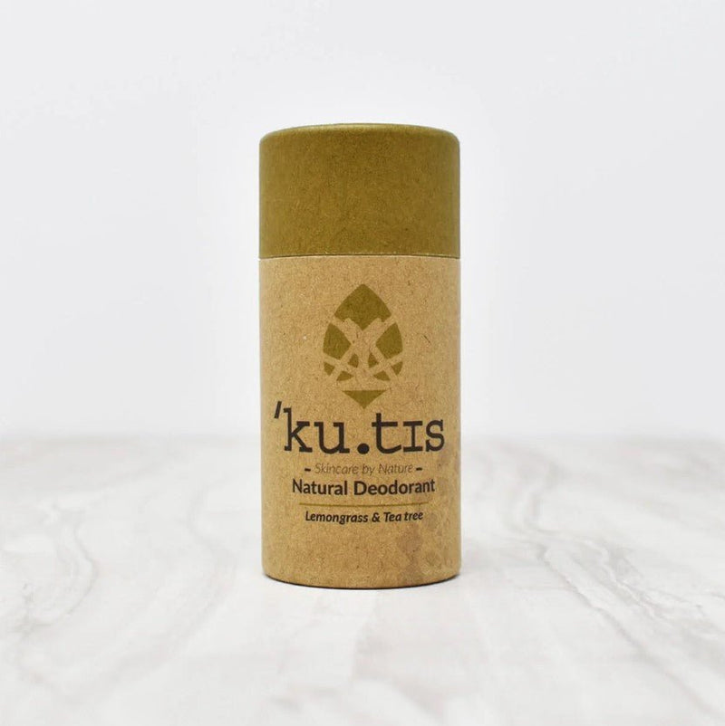 Lemongrass & Tea Tree Natural Roll On Eco Friendly Deodorant, Plastic Free Anti Perspirant
