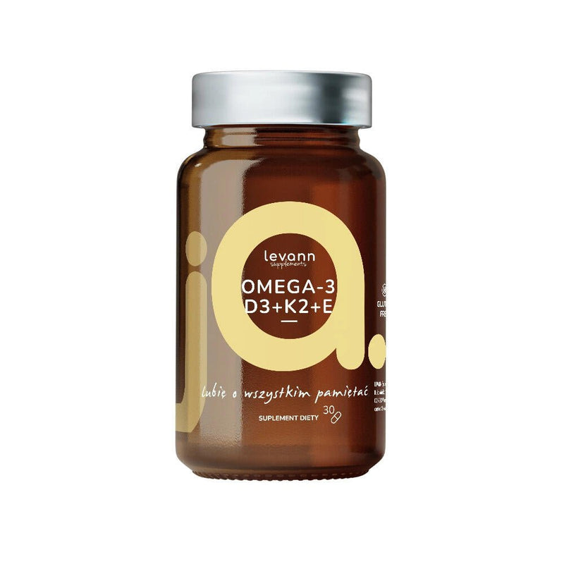 "jA" OMEGA-3+D3+K2+E - food supplement 30 capsules