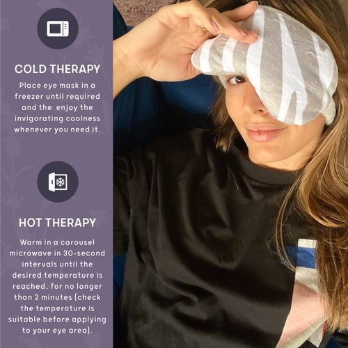 Lavender Deep Pressure Therapy Mask - Zebra Print