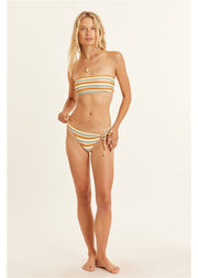 Sisstr Line Up Rib Bandeau Swim Top