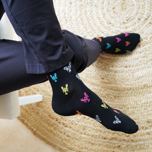 Small Motif 4 Pack Bamboo Sock Set