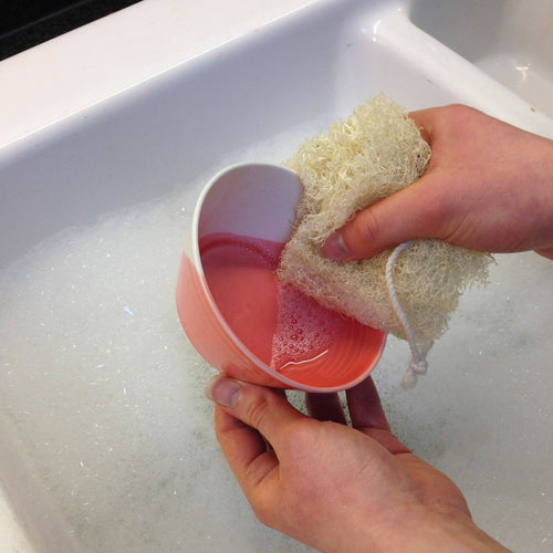 LoofCo Washing-Up Pad – Natural Loofah Dish Sponge