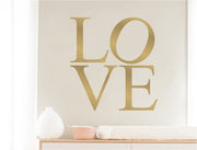 Love Wall Art Decal Letters