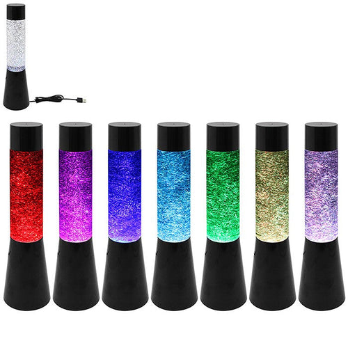 Glitter Lamp Tall black  one