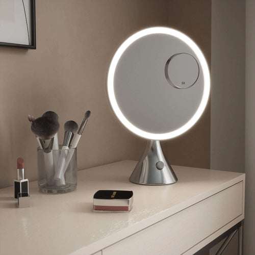 LumiGlam Pro Cosmetic Vanity Mirror in Chrome