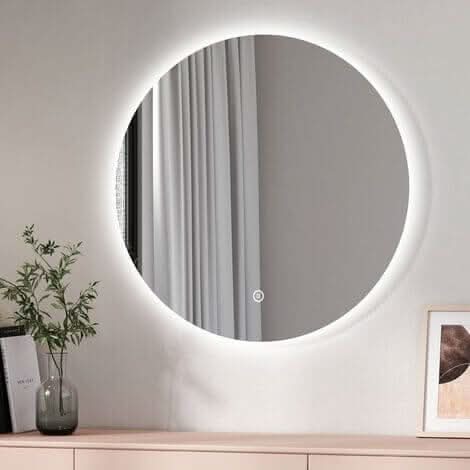 Ava Round Wall Mounted Mirror 80cm