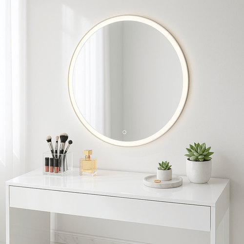 Ava Round Wall Mounted Mirror 80cm