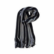 Sock Stack Men's Scarf Long Woven Stripe Design Acrylic Warm Hypoallergenic Winter