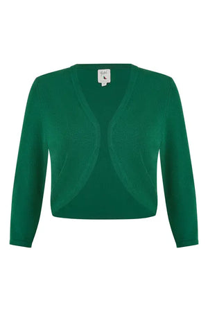 Yumi Dark Green Knitted Bolero