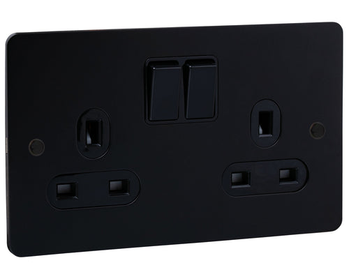 Caradok 2G Matt Black Socket - Black Screws