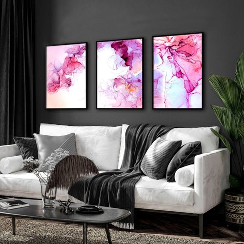 Contemporary art wall | set of 3 wall art prints