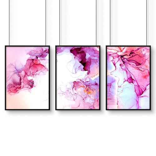 Contemporary art wall | set of 3 wall art prints