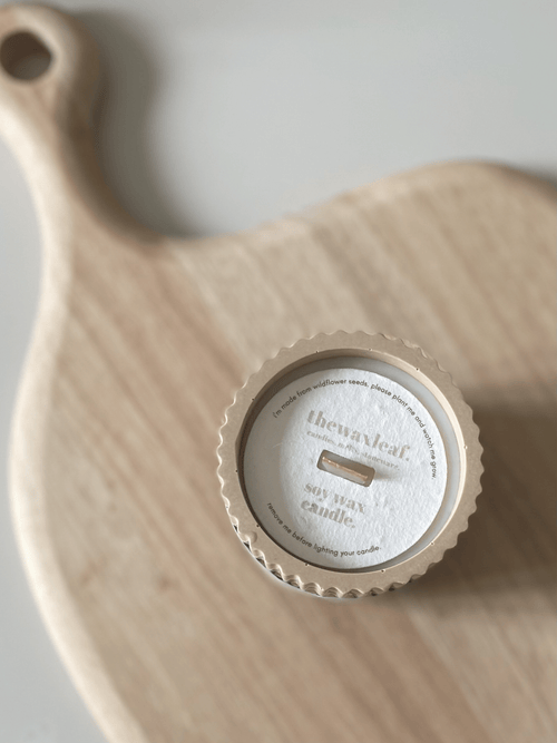 Maple Syrup Stoneware Soy Candle – Warm Scandi-Inspired Scent