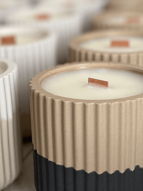 Maple Syrup Stoneware Soy Candle – Warm Scandi-Inspired Scent