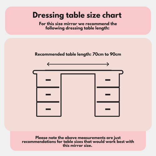 Margot Small Hollywood Mirror 50x42cm