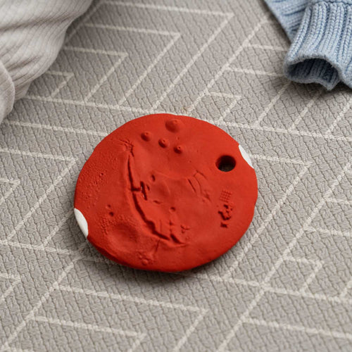 Mars Biscuit® ‘The Red Planet’ - Natural Rubber Space Teether Toy