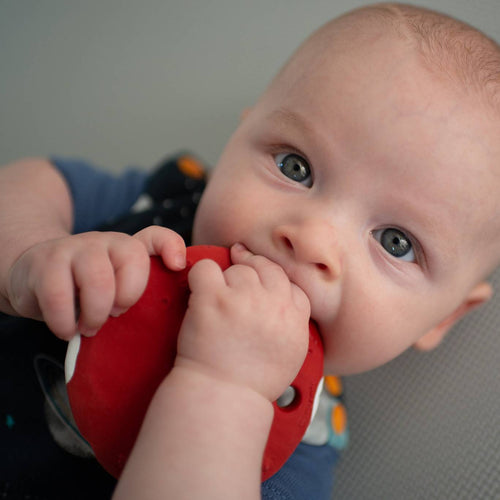 Mars Biscuit® ‘The Red Planet’ - Natural Rubber Space Teether Toy