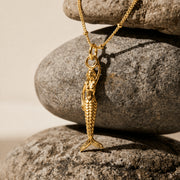 Maxi Mermaid Gold Necklace - Zennor