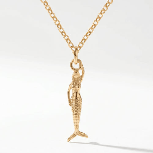 Maxi Mermaid Gold Necklace - Zennor