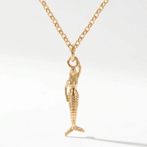 Maxi Mermaid Gold Necklace - Zennor