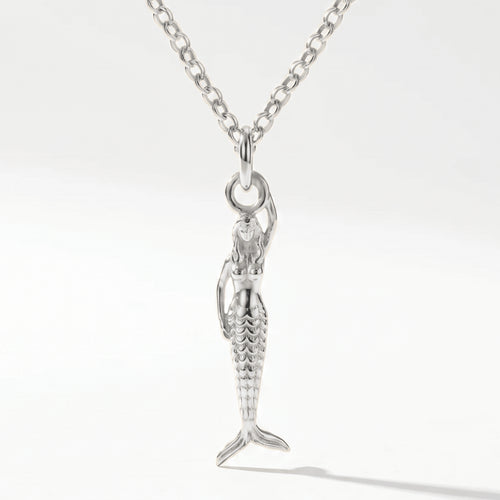 Maxi Mermaid Silver Necklace - Zennor