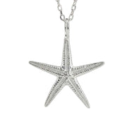 Maxi Silver Starfish Necklace