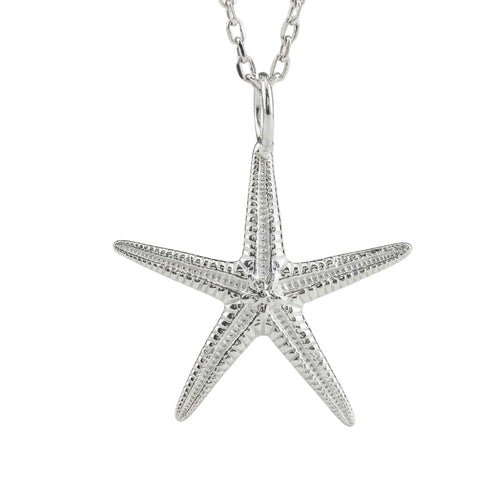 Maxi Silver Starfish Necklace