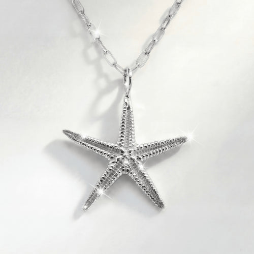 Maxi Silver Starfish Necklace