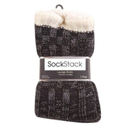 Sock Stack Mens Slipper Socks Non Slip Grips Chunky Winter Lounge Wear Ultra Soft Sherpa