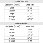 Sock Stack Men's Cotton T Shirt and Long Pants Loungewear Set Lightweight Breathable