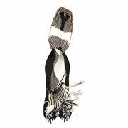 Sock Stack Mens Thermal Woven Stripe Acrylic Scarf Multi-Coloured Lightweight Insulation