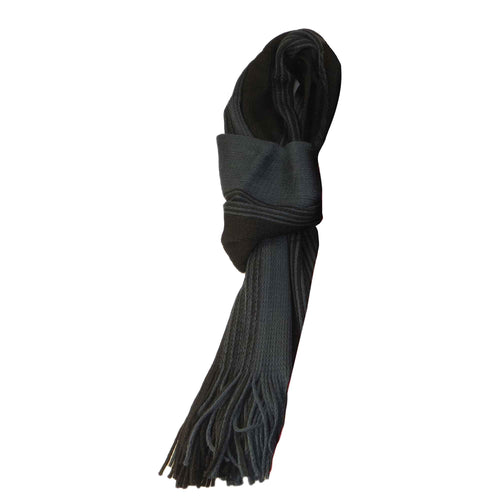 Sock Stack Mens Thermal Woven Stripe Acrylic Scarf Multi-Coloured Lightweight Insulation