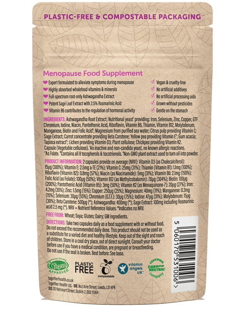 Menopause Supplement – Vitamins and Herbals