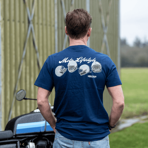 Navy U&C Helmet Tee