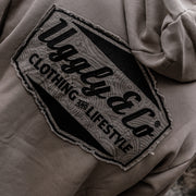 Beige Surf Diamond Hoodie